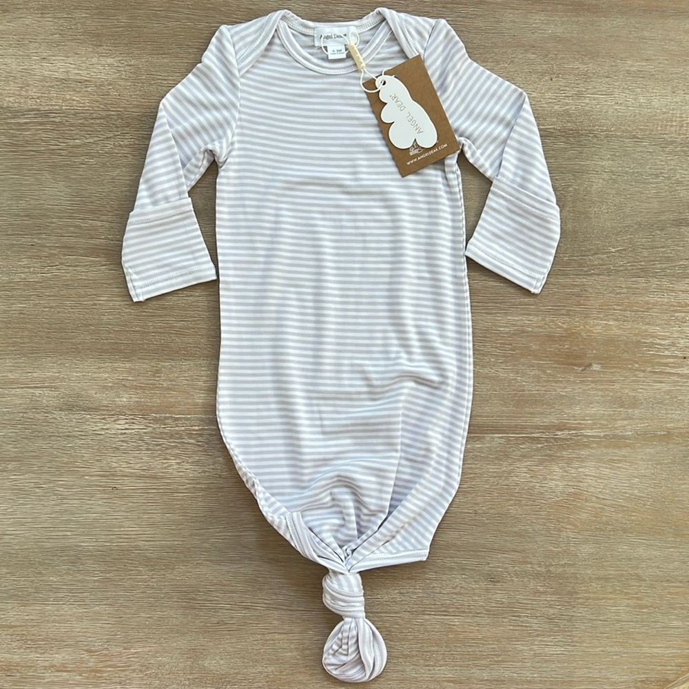 Angel Dear Baby Girl Bamboo Knot Gown 0-3 months